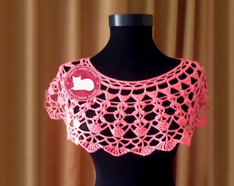 Crochet Collar Pattern, Detachable Crochet Collar Pattern, Collar for Women, open work collar, Peter Pan Collar, Instant Download 2002