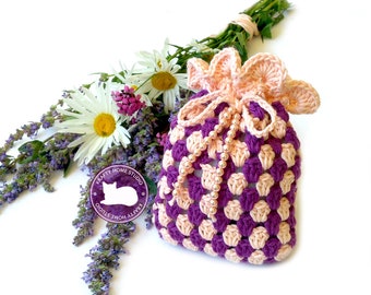 Modèle de sac avec cordon au crochet, modèle de pochette pour débutants, modèle de petit sac, modèle au crochet pour débutants, téléchargement immédiat 5043