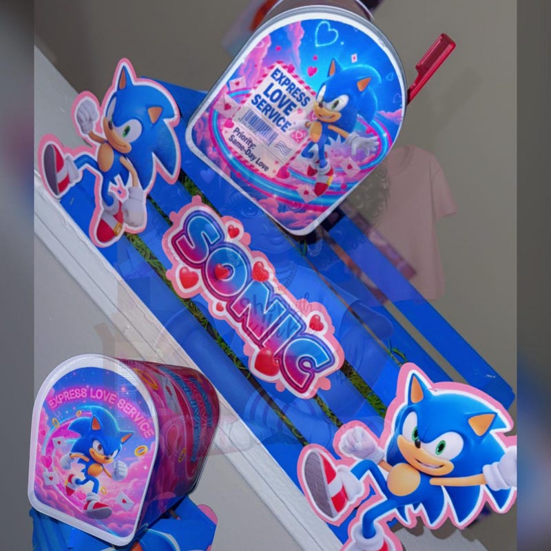 Sonic Valentine Day Box - Etsy