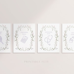 Doljabi Jar Tags Labels for Butterfly Theme Raffle, Modern Dohl, Korean First Birthday, Printable Zhuazhou, Digital File, Templett #0122