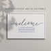 Welcome Calligraphy Sign Printable Editable Wedding Template - Etsy