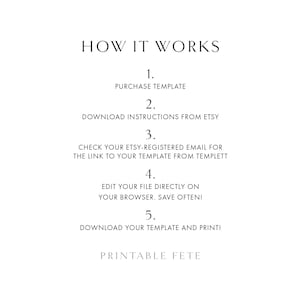 GWEN | Modern Minimal Wedding Invitation Template, Minimalist Script, Editable File, Templett #2543 image 7