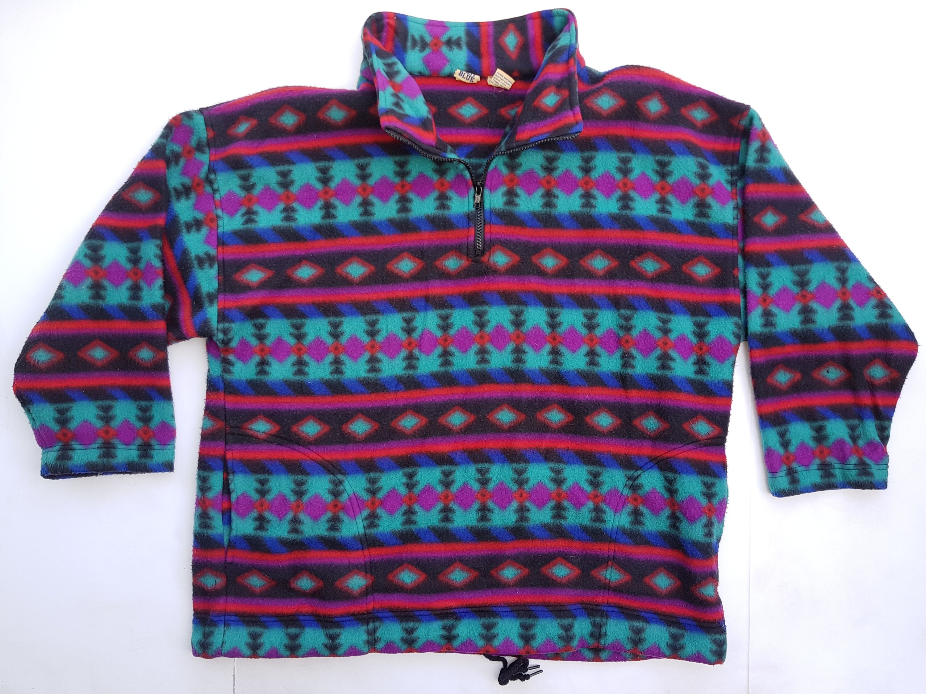tribal print patagonia pullover