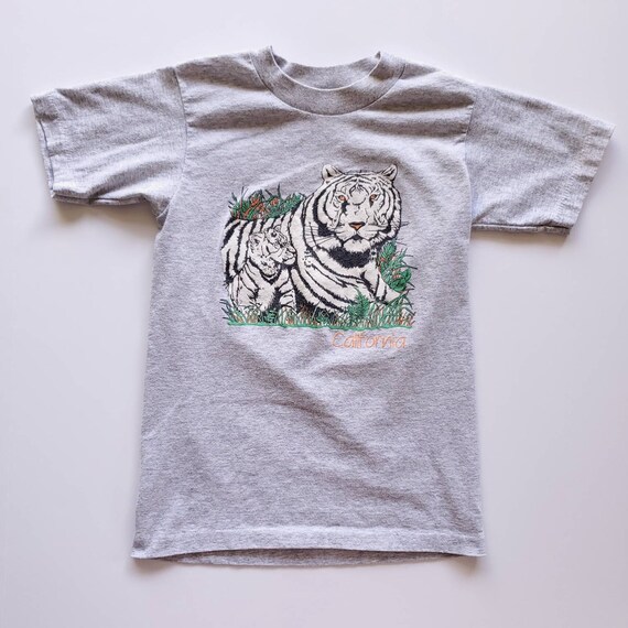 henry doorly omaha/'s zoo TIGER GRAPHIC SWEATSHIRT \\\\ vintage 90s lion graphic sweatshirt turquoise sweatshirt tiger sweatshirt vtg