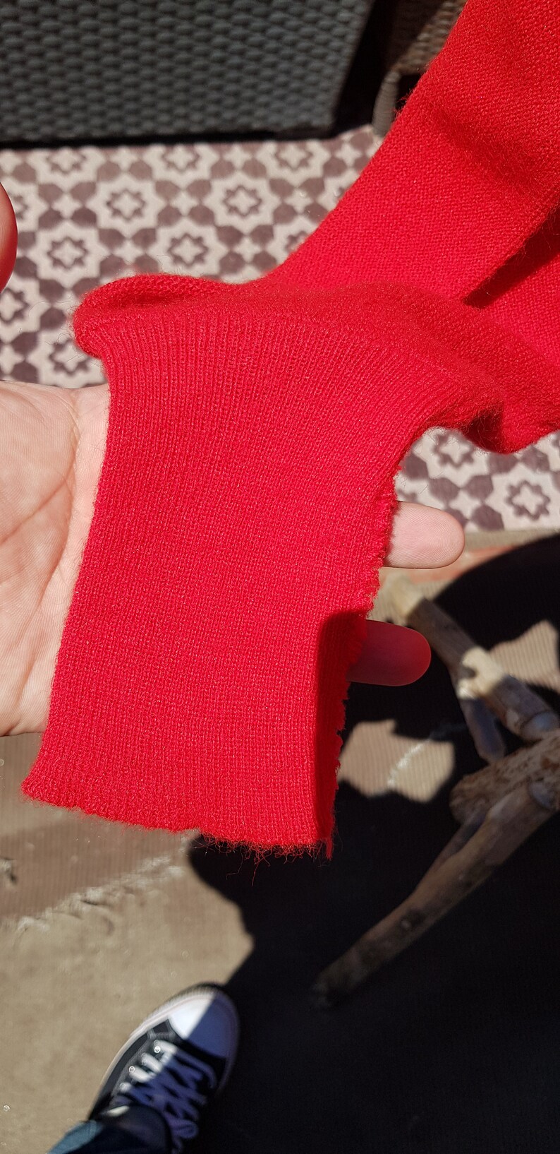 Vintage Red Izod Wool Cardigan Size Medium Pure Wool Varsity Cardigans