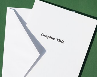 Funny Graphic Design Greeting Card Blank Inside