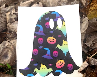 Halloween Ghost Vinyl Decal
