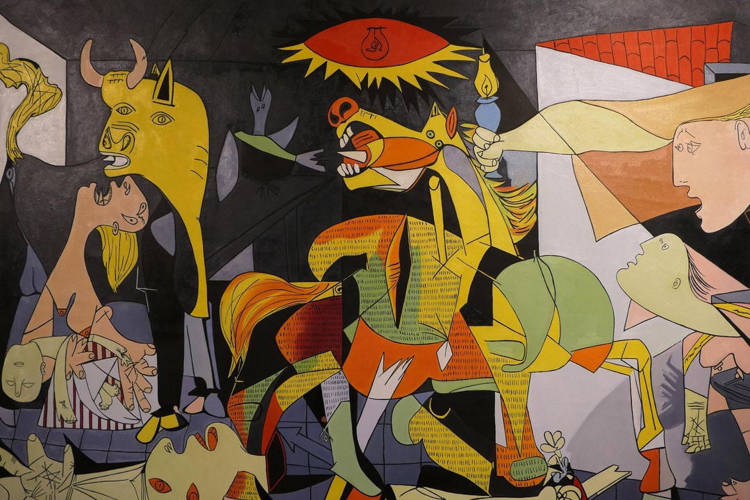 GUERNICA COLOR PICASSO Oil on Canvas Hand Painted Etsy