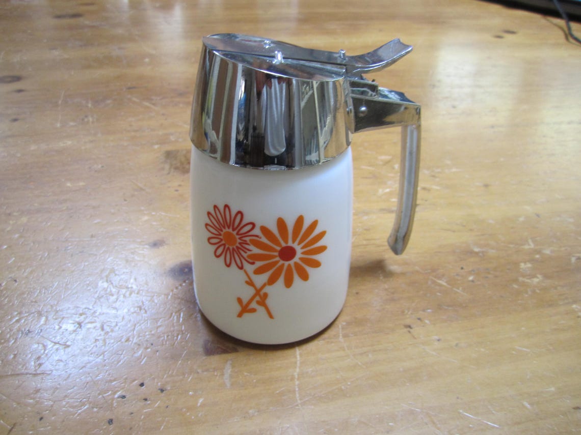 Vintage Santa Barbara Dispensers Flower Power Syrup Dispenser NEW Etsy