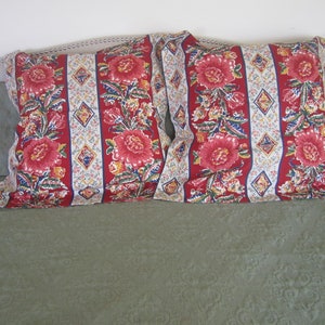 Custom French Country gorgeous floral print Euro sham