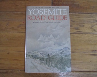 Vintage YOSEMITE road guide book