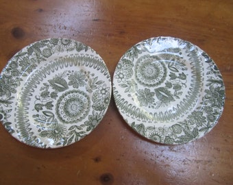 Vintage BARKER BROS  Royal Tudo Ware  "Offbeat" salad plates set of 2