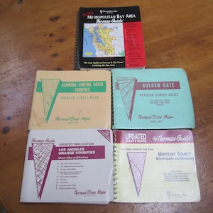 Thomas Guide Los Angeles Map - Etsy