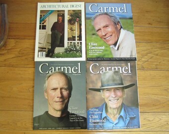 lot of 4 CLINT EASTWOOD featured magazines