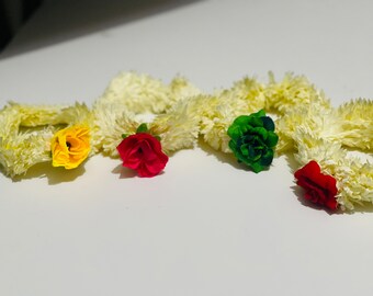 Artificial hand Gajra , floral bracelet,flower gajra,mehndi, sangeet, wedding, mayoon,brides guest
