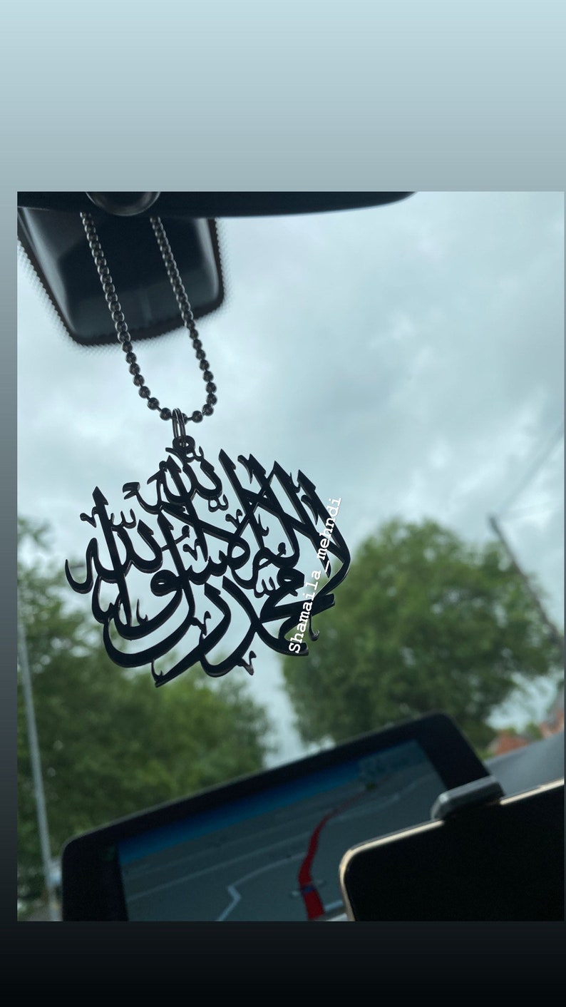 Luxury Islamic Allah/kalima Car Hanging.car Accessories. Car. Car Gift