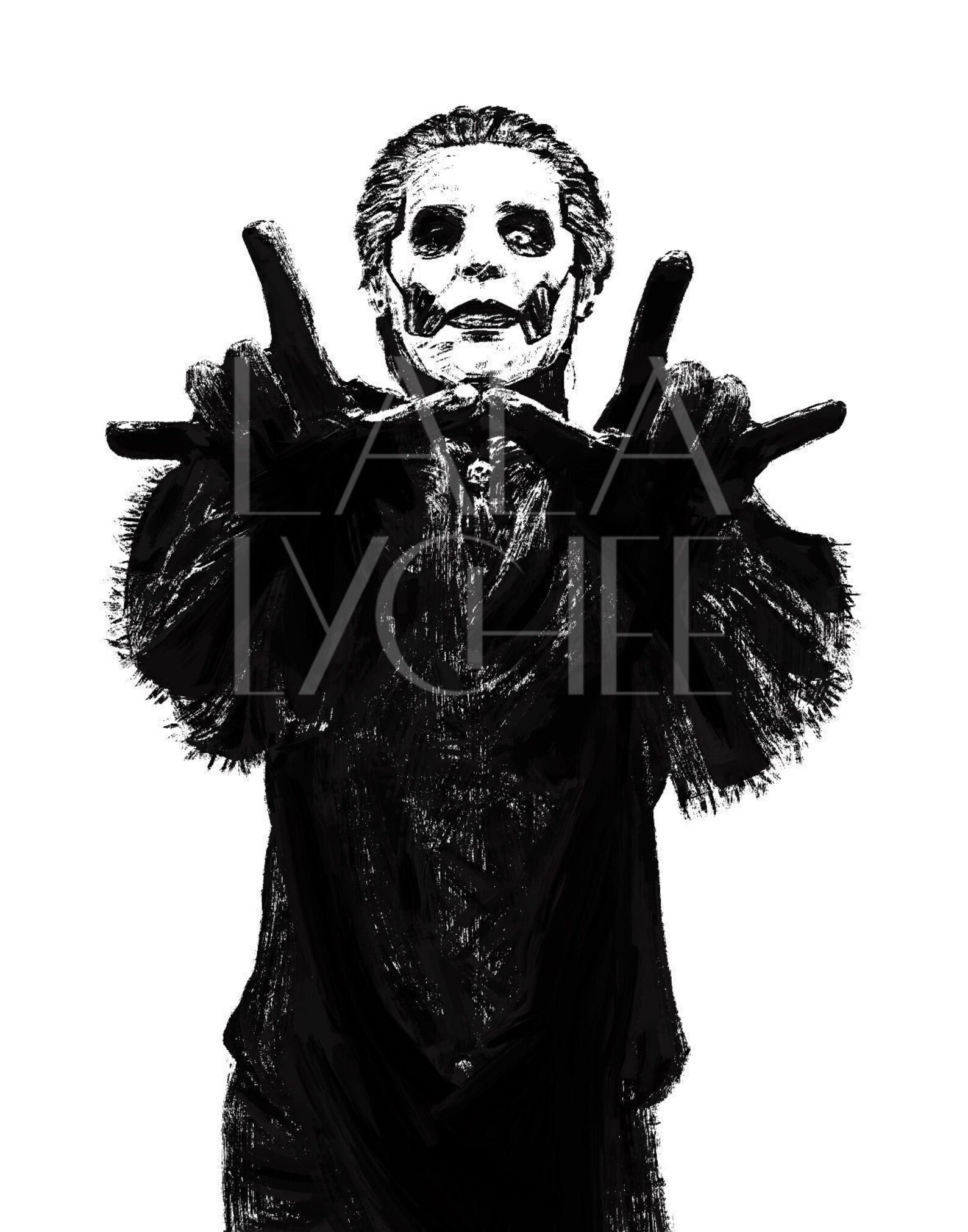 Papa Emeritus Iv Print Mini And Large Etsy papa-emeritus-iv-print-mini-and-large-etsy