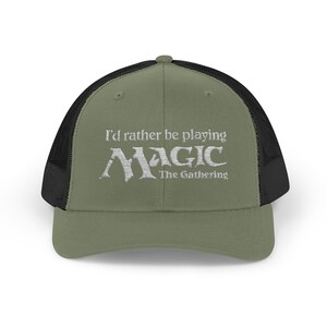 Casquette camionneur Magic The Gathering, casquette gaming snapback image 3