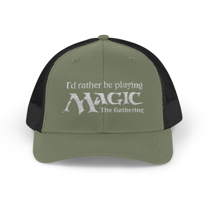 Casquette camionneur Magic The Gathering, casquette gaming snapback image 3