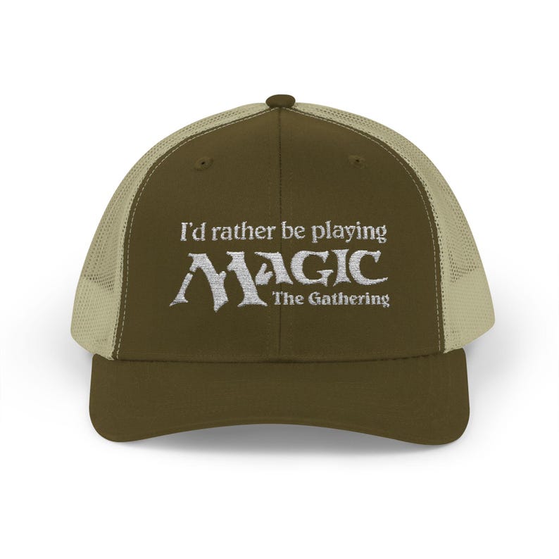 Casquette camionneur Magic The Gathering, casquette gaming snapback image 7