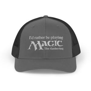 Casquette camionneur Magic The Gathering, casquette gaming snapback image 8