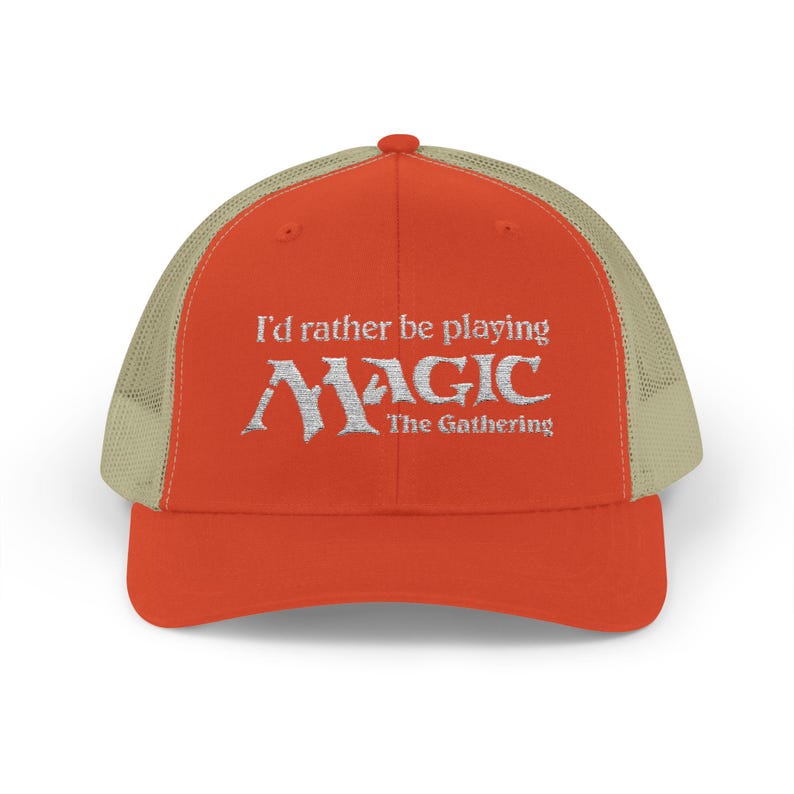Casquette camionneur Magic The Gathering, casquette gaming snapback image 9
