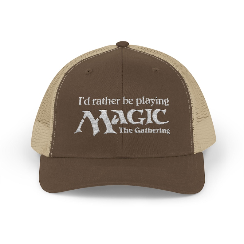 Casquette camionneur Magic The Gathering, casquette gaming snapback image 4