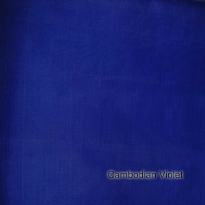 Handwoven Cambodian Iridescent Silk Organza