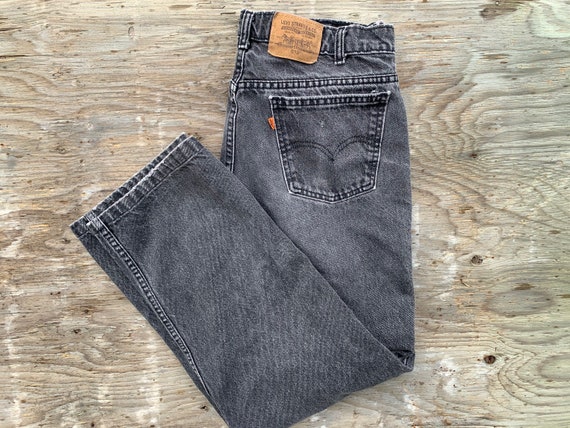 80s Orange Tab Levis 619 Size 38/32 