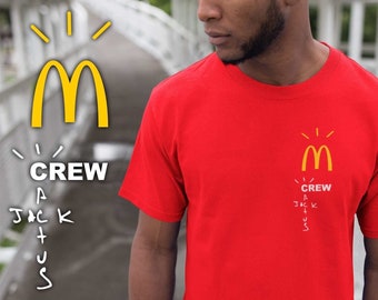 Cactus jack mcdonalds shirt - Etsy España