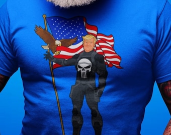 Maglietta MAGA 2026 / Design del Presidente Trump Punisher