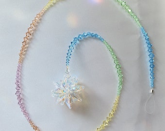 Swarovski pastel rainbow suncatcher