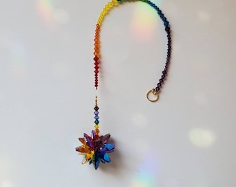 Swarovski Chakra Rainbow suncatcher