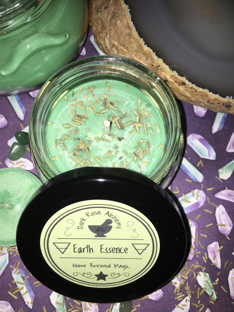Earth Essence Elemental Altar Candle Etsy