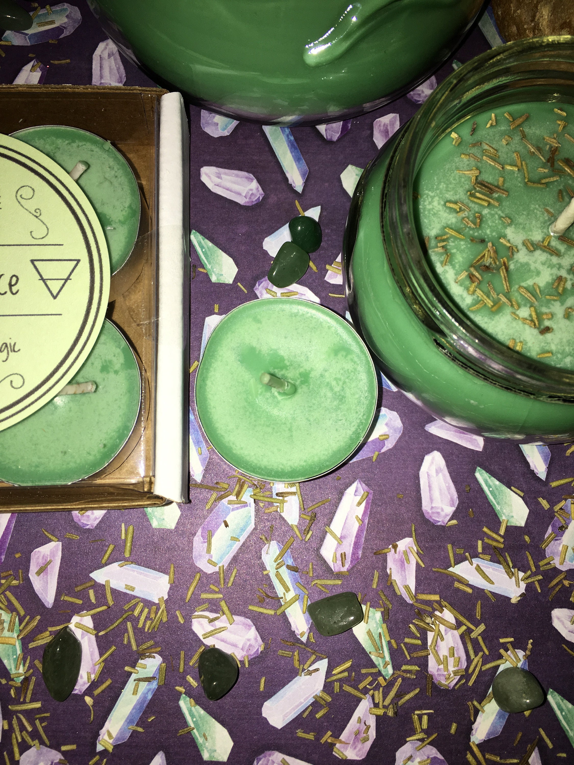 Earth Essence Elemental Altar Candle Etsy