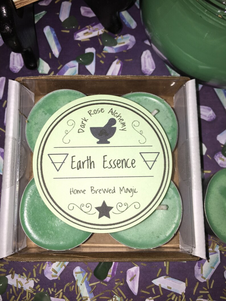 Earth Essence Elemental Altar Candle Etsy