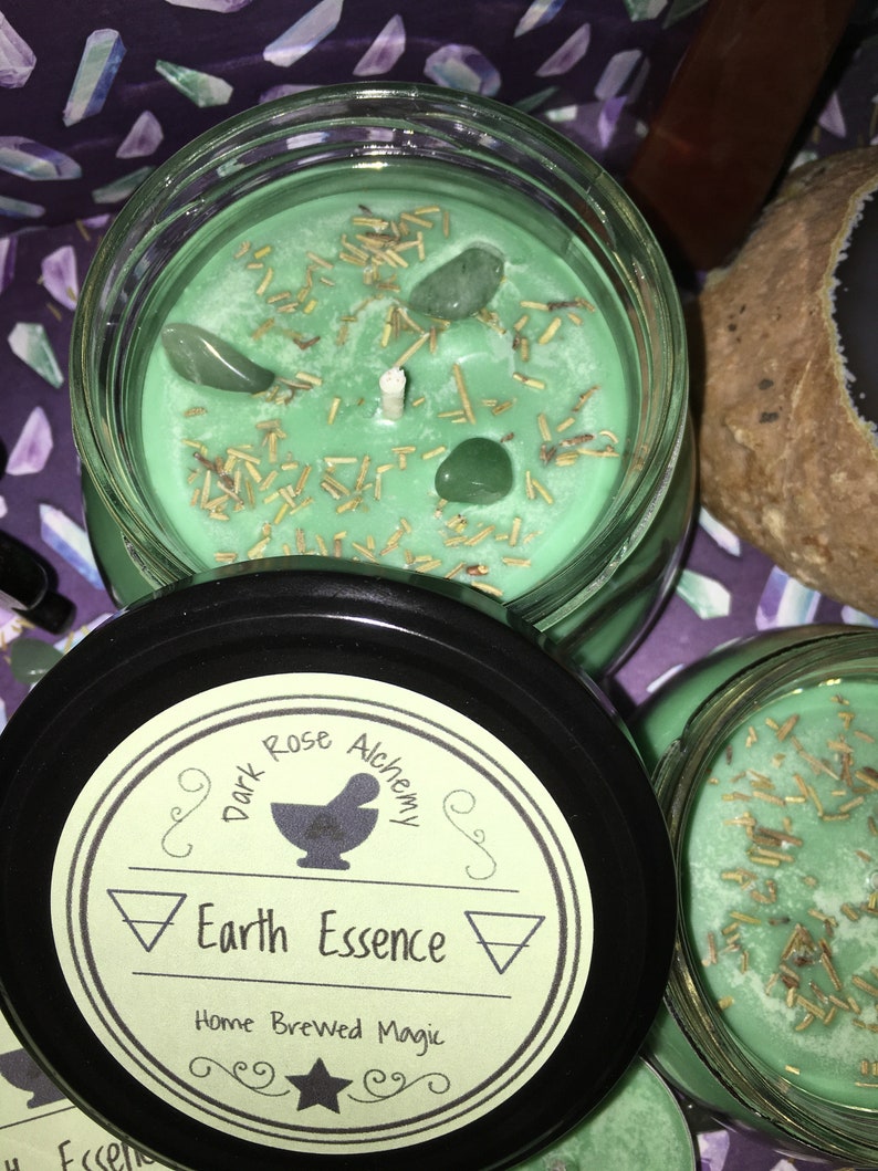 Earth Essence Elemental Altar Candle Etsy
