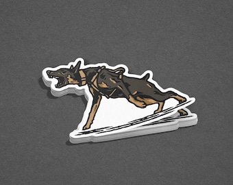 PSA Doberman Sticker