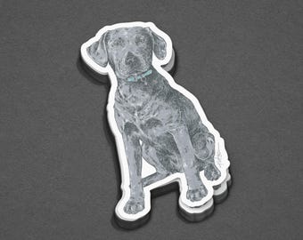 Silver Labrador II Sticker DISCONTINUED