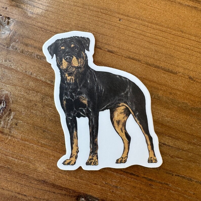 Rottweiler Sticker - Etsy