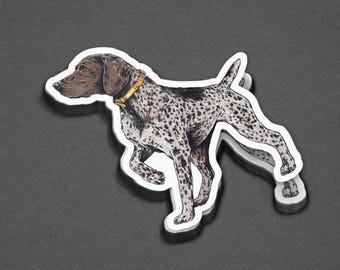 German Shorthair Pointer Sticker or Print