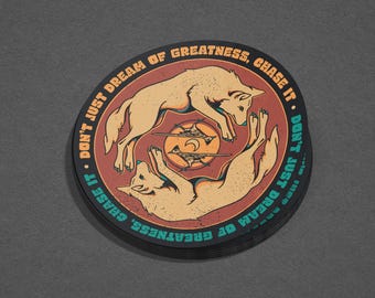 Coyote and Roadrunner Sticker DISCONTINUED