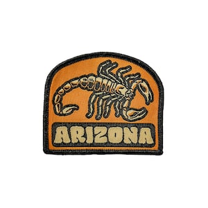 Arizona Scorpion Iron-On Woven Patch