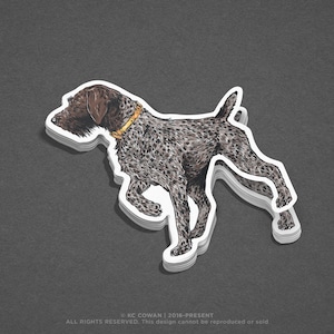 Drahthaar-Wire Haired Pointer Sticker