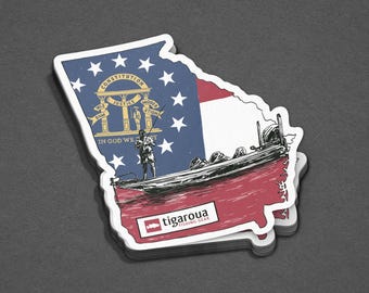 Georgia Fishing Sticker DISCONTINUED