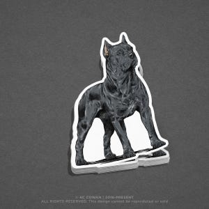 Cane Corso Sticker or Print - Hand-drawn Design