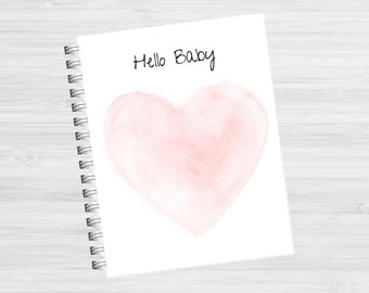 Printable Baby Memory Book Pages Pink -  Instant Download 87 Pages