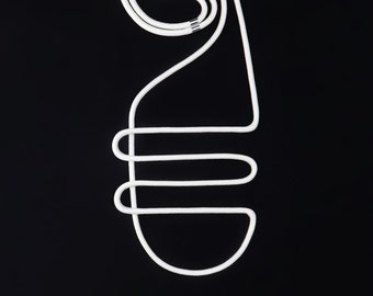 Linea 7 Best Seller Necklace Contemporary Geometric Statement Mid-Century minimalist Futuristic Art designer