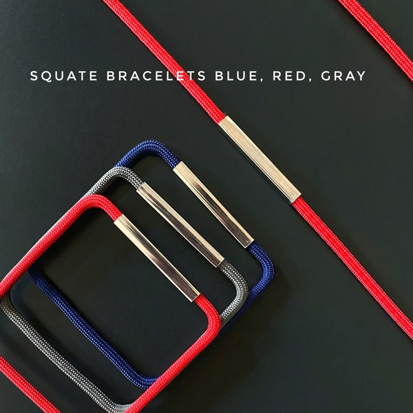 Square Bracelets Bangles Avant-garde Contemporary Modern