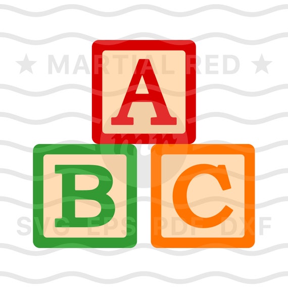 Download Abc Blocks Svg Abc Cubes Svg Abc Squares Svg Abc Toy Blocks Etsy